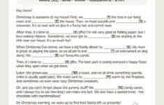 Page 3 - Free, Editable Christmas Worksheet Templates | Canva intended for Christmas Ela Worksheets Middle School