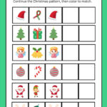 Page 9   Free, Editable Christmas Worksheet Templates | Canva Inside Christmas Pattern Worksheets Preschoolers