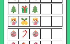 Page 9 - Free, Editable Christmas Worksheet Templates | Canva inside Christmas Pattern Worksheets Preschoolers