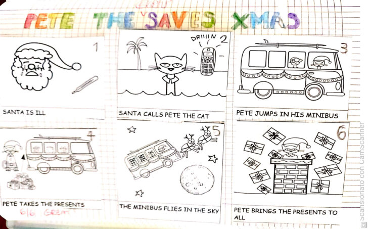 Pete the Cat Saves Christmas Worksheets