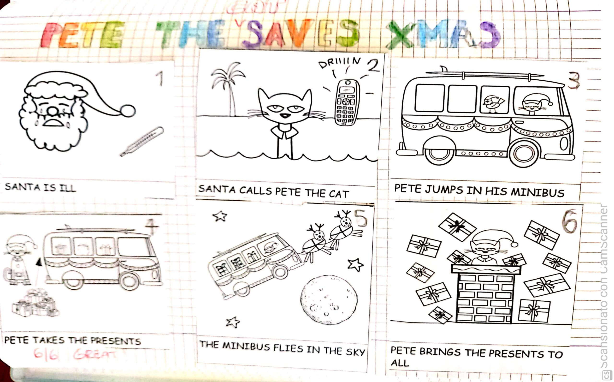 Pete The Cat Saves Christmas | Myfunflipcl@Ss - Il Blog Della throughout Pete The Cat Saves Christmas Worksheets