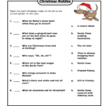 Pin Page   Worksheets Library Within Christmas Riddles Printable Worksheets