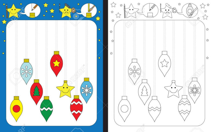 Christmas Fine Motor Worksheets Christmas Fine Motor Worksheets