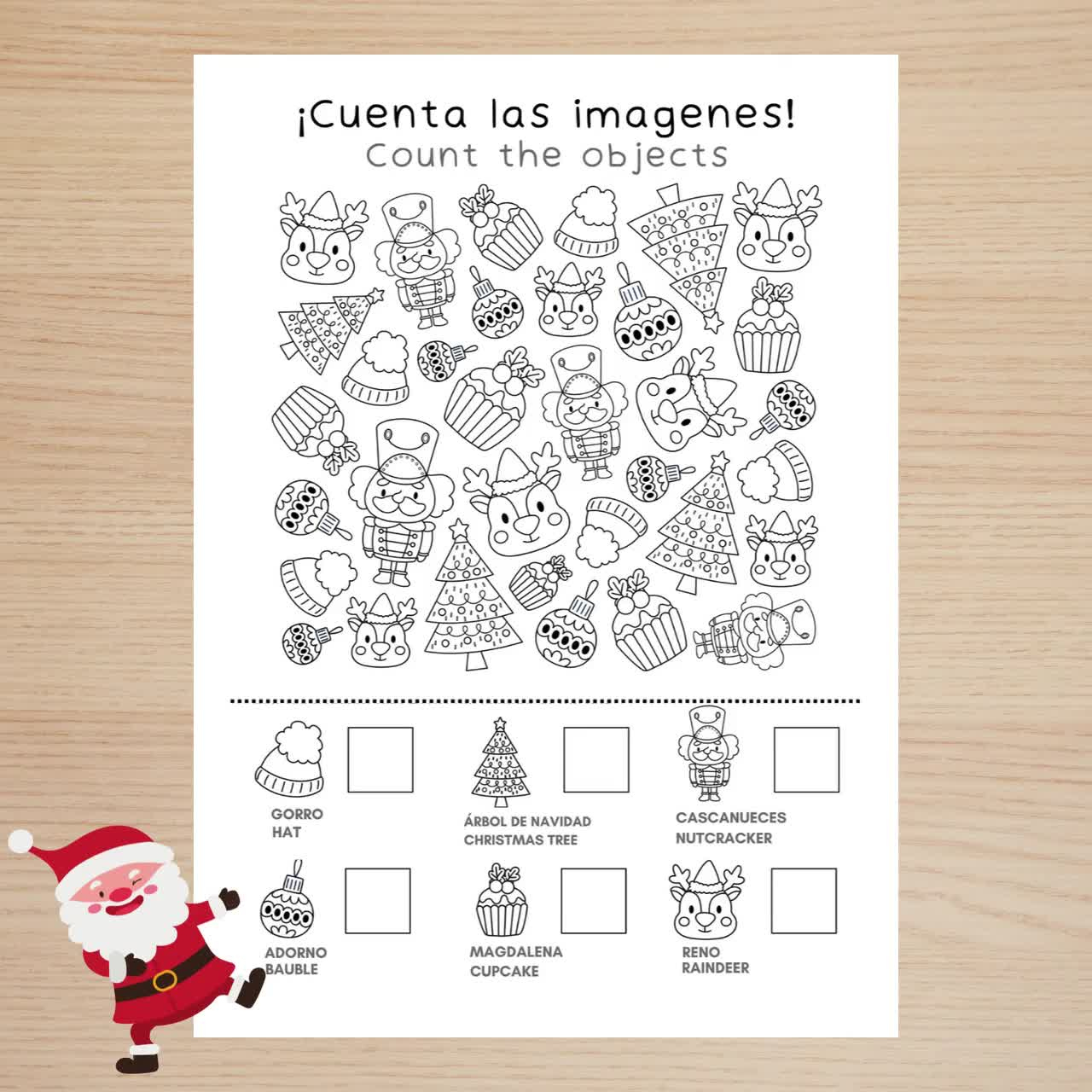 Printable Christmas Activity Sheets In Bilingual Spanish, Christmas  Activities Bundle For Spanish Ed, English Spanish Xmas Instant Download pertaining to Spanish Christmas Worksheets Printable