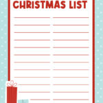Printable Christmas Lists   50 Free Printables | Printabulls Within Christmas Wish List Worksheets