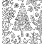 Printable Christmas Tree Coloring Pages And Sheets – Free Pertaining To Christmas Tree Color Worksheets