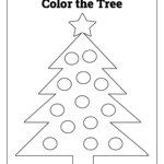 Printable Christmas Tree Coloring Pages And Sheets – Free With Christmas Tree Coloring Worksheets