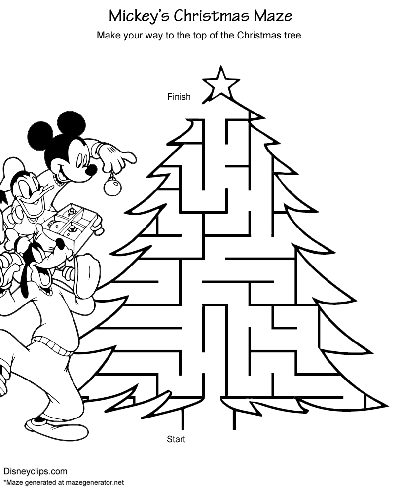 Printable Disney Christmas Games | Disneyclips pertaining to Mickey&amp;#039;S Christmas Carol Worksheets