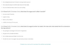 Quiz &amp; Worksheet - A Christmas Carol Stave 5 | Study pertaining to A Christmas Carol Worksheets Answer Key