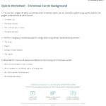 Quiz & Worksheet   Christmas Carols Background | Study Within History Of Christmas Carols Worksheets