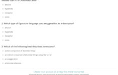 Quiz &amp; Worksheet - Figurative Language In A Christmas Carol pertaining to A Christmas Carol Figurative Language Worksheets Answer Key