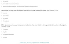 Quiz &amp; Worksheet - Scrooge In A Christmas Carol | Study with regard to A Christmas Carol Character Analysis Worksheets