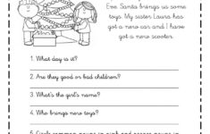 Reading Comprehension Christmas Worksheet - Worksheets Library inside Free Christmas Comprehension Worksheets Printable