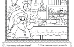 Santa'S Workshop Classification Worksheet - Free Printable throughout Christmas Worksheets For Free