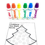 Sight Word Christmas Tree Printable   I Can Teach My Child! Throughout Christmas Sight Word Worksheets
