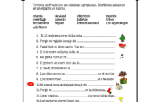 Spanish Christmas La Navidad Interactive Notebook Activities inside Feliz Navidad Christmas In Spanish Speaking Countries Worksheets Answers