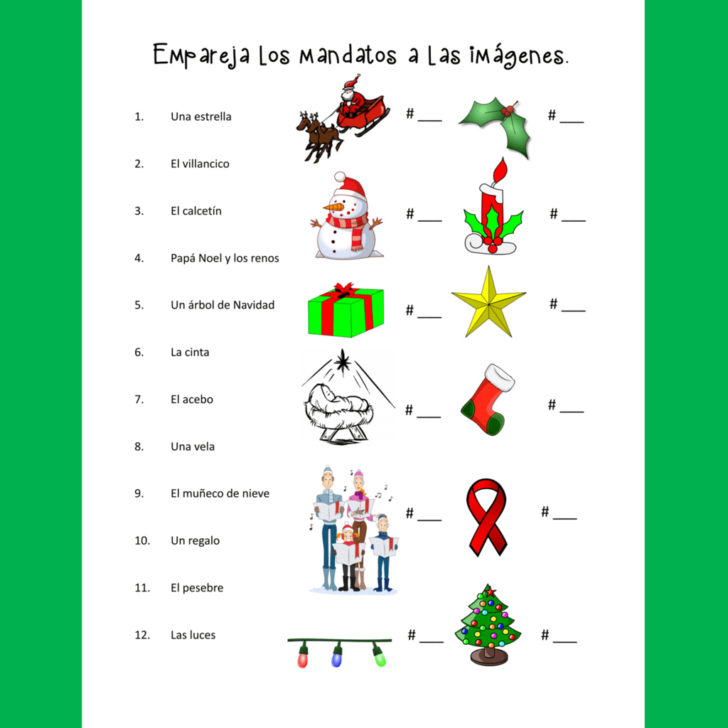Christmas in Spanish Speaking Countries Worksheets Christmas in Spanish Speaking Countries Worksheets
