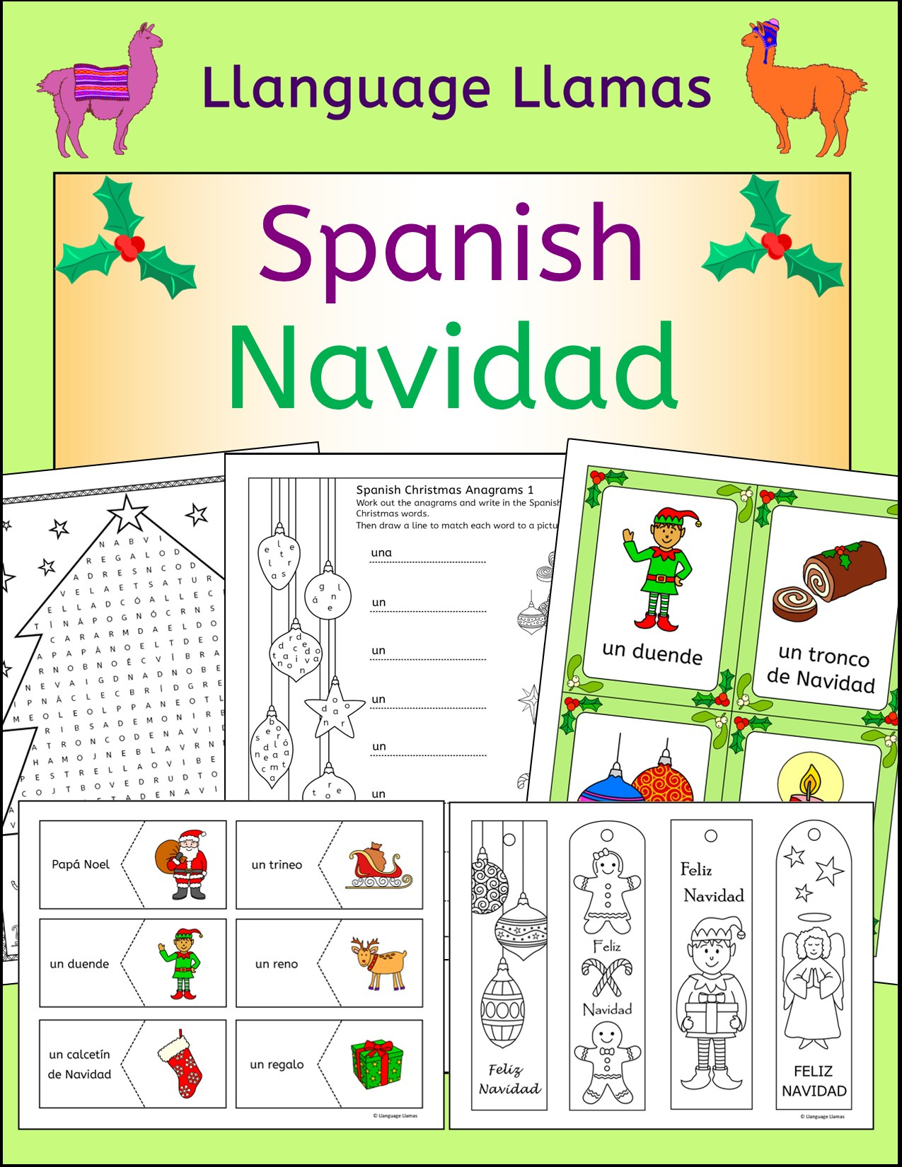 Spanish Christmas - Navidad - Fun Activities, Worksheets, Wordwall intended for Spanish Christmas Worksheets Free Printable