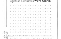 Spanish Christmas Word Search Worksheet | Madeteachers within Spanish Christmas Vocabulary Worksheets