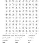 Stave One Word Search   Wordmint Intended For A Christmas Carol Vocabulary Stave 1 Worksheets