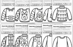 The Bender Bunch: Ugly Sweater Christmas Project within Ugly Christmas Sweater Worksheets Answers