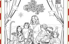 The Best Christmas Pageant Ever Coloring Page – Free Printable inside Free Worksheets For The Best Christmas Pageant Ever