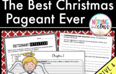 The Best Christmas Pageant Ever Novel Study Unit | Comprehension with The Best Christmas Pageant Ever Free Worksheets