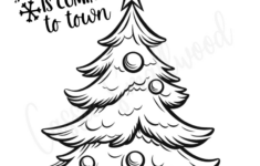 The Best Christmas Tree Coloring Pages - Cassie Smallwood within Christmas Tree Color Worksheets