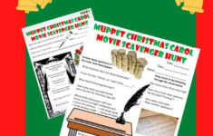 The Muppets Christmas Carol Printable Activity throughout Muppets Christmas Carol Worksheets