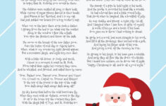 Twas The Night Before Christmas Printables | Printabulls throughout Twas The Night Before Christmas Worksheets