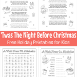 Twas The Night Before Christmas   Worksheets Library Pertaining To Twas The Night Before Christmas Worksheets Free
