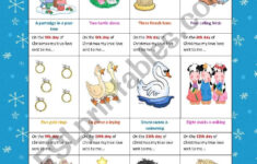 Twelve Days Of Christmas Math Story Problems – Classroom Freebies within Twelve Days of Christmas Worksheets