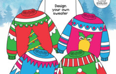 Ugly Christmas Sweater Craft – English Created Resources regarding Design Your Own Ugly Christmas Sweater Worksheets