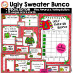 Ugly Christmas Sweater Score Sheet   Etsy With Beyond The Worksheets Ugly Christmas Sweaters Answer Key