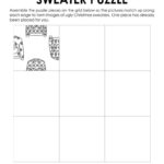 Ugly Christmas Sweater Square Edge Matching Puzzle | Math = Love For Ugly Christmas Sweater Worksheets Answer Key