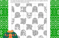 Ugly Christmas Sweater Square Edge Matching Puzzle | Math = Love with regard to Ugly Christmas Sweater Math Worksheets