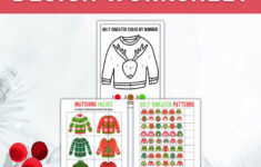 Ugly Sweater Worksheets (Free Printables) for Ugly Christmas Sweater Worksheets