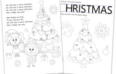 We Wish You A Merry Christmas' Printables - Mother Goose Club in We Wish You A Merry Christmas Worksheets