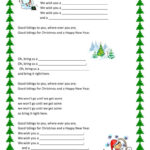We Wish You A Merry Christmass Ga…: English Esl Worksheets Pdf & Doc With Regard To We Wish You A Merry Christmas Worksheets