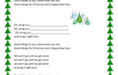 We Wish You A Merry Christmass Ga…: English Esl Worksheets Pdf & Doc with regard to We Wish You a Merry Christmas Worksheets