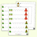 Weihnachtliche Vorlagen Zur Verbesserung Der Handschrift Within Free Christmas Handwriting Worksheets