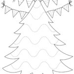Weihnachtsübungen «Linien Nachspuren» Für Kinder Zum Ausdrucken With Regard To Christmas Tree Worksheets Preschool