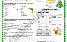 What Did You Do Last Christmas? - Esl Worksheetbomberito for What I Did Over Christmas Break Worksheets