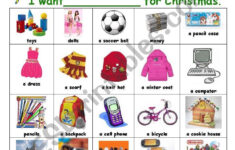 What Do You Want For Christmas? – Esl Worksheetvivienliuwei for All I Want For Christmas Worksheets