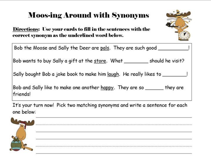 Christmas Synonyms and Antonyms Worksheets Christmas Synonyms and Antonyms Worksheets