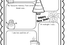 Winter Break Online Worksheet throughout What I Did Over Christmas Break Worksheets