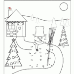 Winter Dot To Dot For Christmas Dot To Dot Worksheets