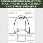 Wool Production For Ugly Christmas Sweaters Reading Comprehension For Ugly Christmas Sweater Worksheets Answer Key