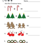 Worksheets Library   Worksheets Library Intended For Christmas Math Preschool Worksheets