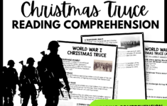World War I Christmas Truce Reading Comprehension Worksheet pertaining to The World War 1 Christmas Truce Worksheets